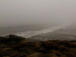 Fog and Night Tides at Morro Rock