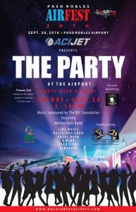 AirFest 2016 The Party Poster